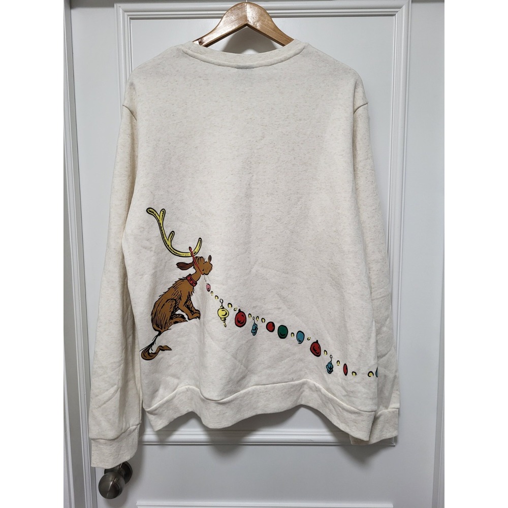 New Dr Seuss The Grinch Holiday Crewneck Sweatshirt Sz 2X - Picture 4 of 8